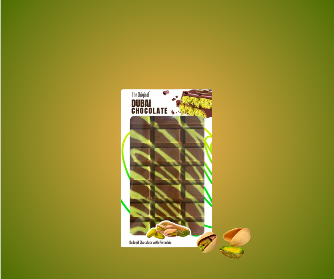 The Original Dubai Chocolate Kadayif With Pistachio