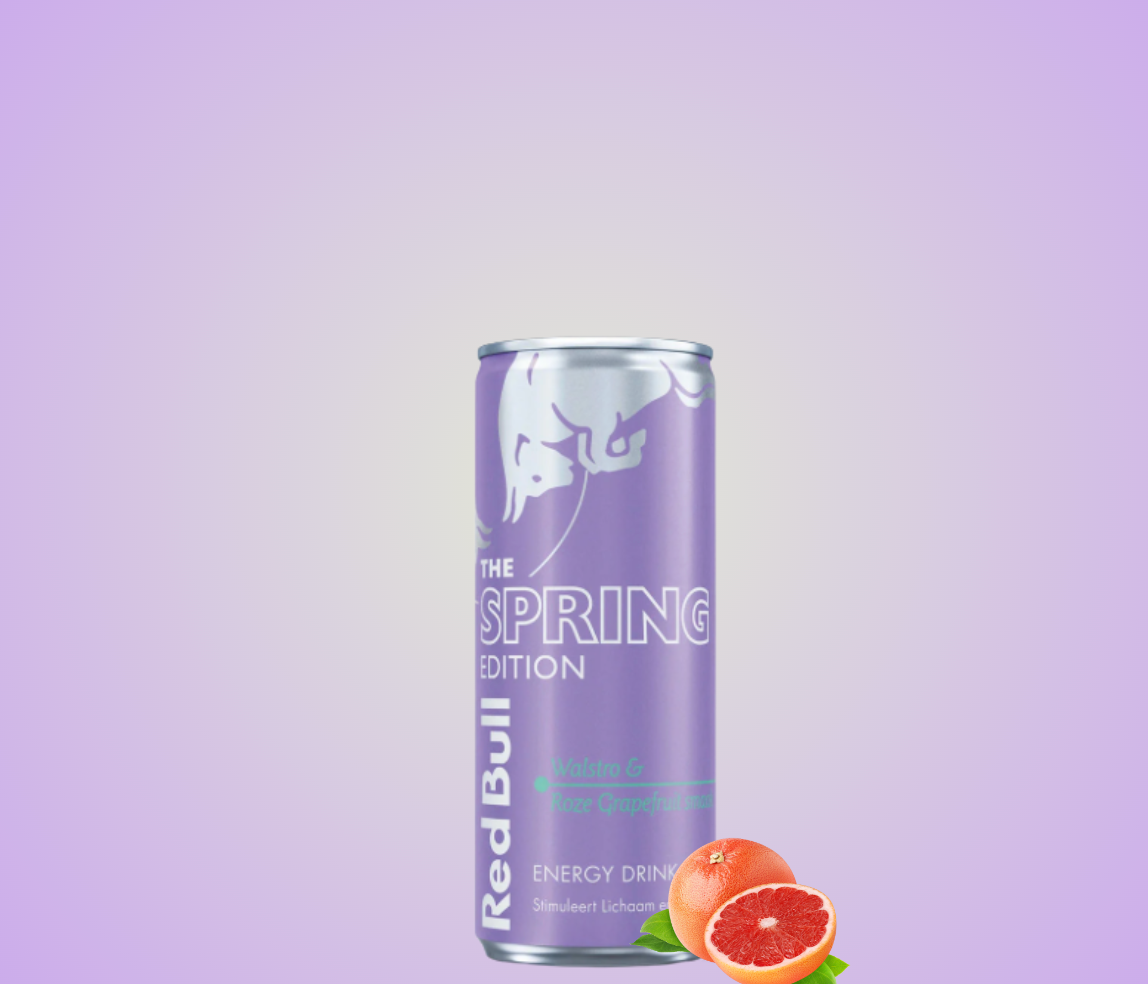 Red Bull Spring Édition Walstro & Roze Grapefruit Smaak