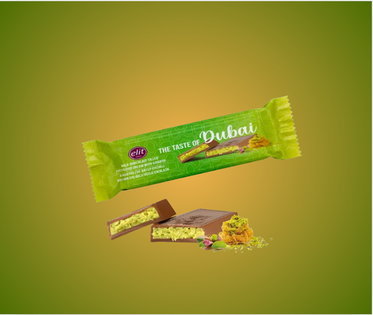Elit The Taste Of Dubai - Milk Chocolate Filled Pistachio Cream With Kadayif